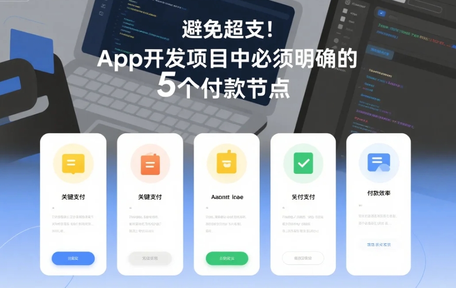 避免超支!App開發(fā)項目中必須明確的5個付款節(jié)點