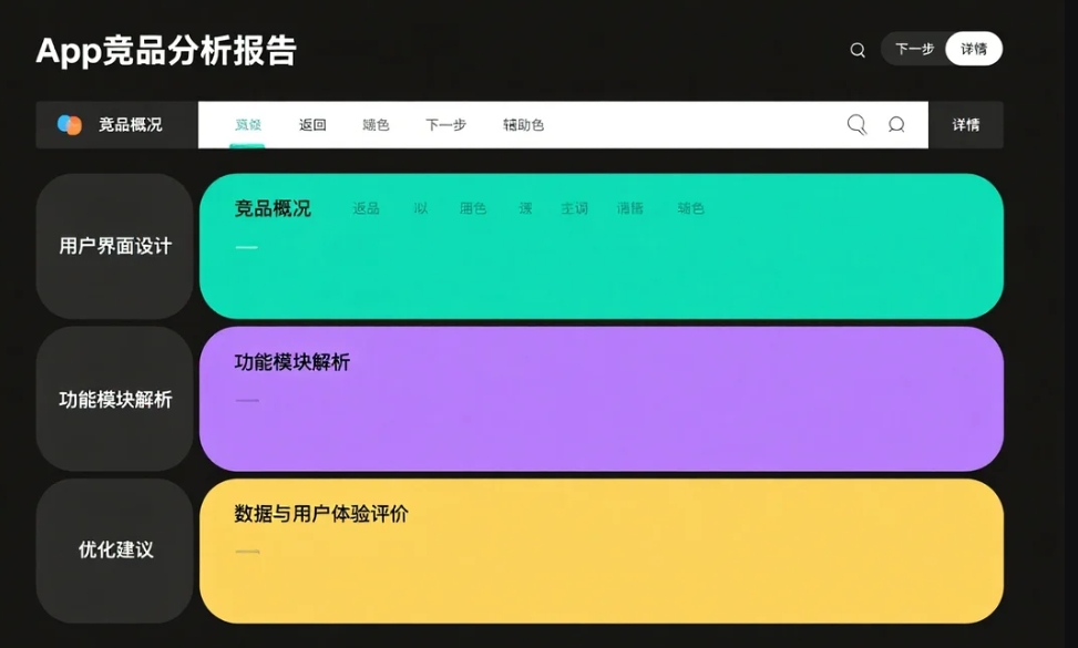 App競品分析模板,直接套用出報告!