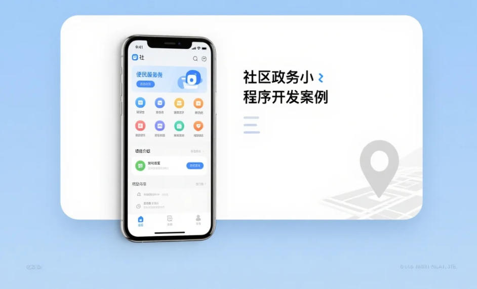 社區(qū)政務(wù)小程序開(kāi)發(fā)案例:便民服務(wù)+商業(yè)融合